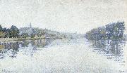 Paul Signac fog herblay oil painting artist